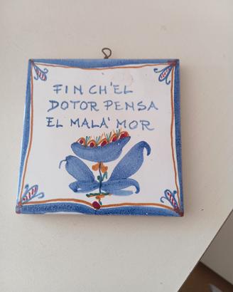 Mattonella Decorativa di Ceramica Piastrella