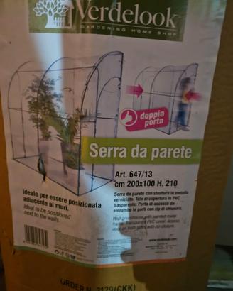 serra da muro per piante nuovo