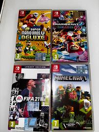 giochi Nintendo switch originali con custodia