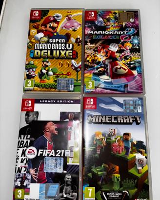 giochi Nintendo switch originali con custodia