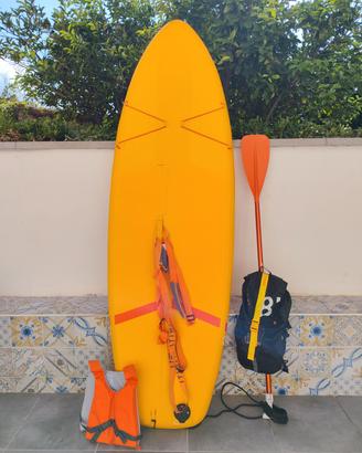 SUP TOURING GONFIABILE 8 PIEDI Decathlon 