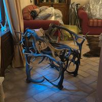 Poltrona in corna di cervo