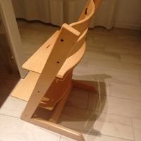 Sedia Stokke originale legno naturale