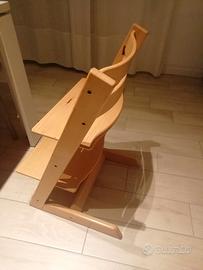 Sedia Stokke originale legno naturale