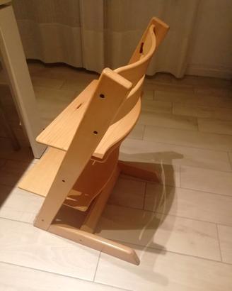 Sedia Stokke originale legno naturale
