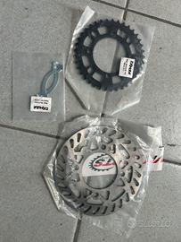 Discho freno post + corona  per  pit bike