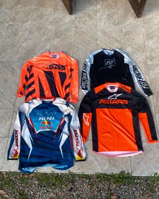 maglie motocross cross alpinestar, fly,redbull