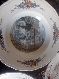 piatti in ceramica primi del 900