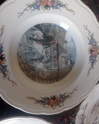piatti in ceramica primi del 900