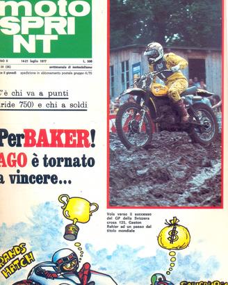 Rivista MOTOSPRINT numero 28 anno 1977