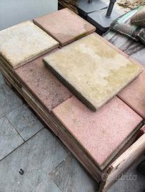 lastre in cemento 40cm x 40cm x 3,8cm