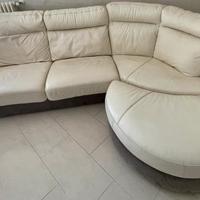 DIVANO ANGOLARE MODERNO BICOLORE USATO