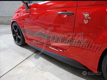 Minigonne aggiuntive 595 abarth dal 2008 al 2024