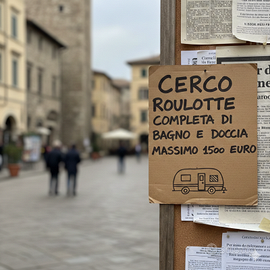 Roulotte 1500 euro con bagno e doccia