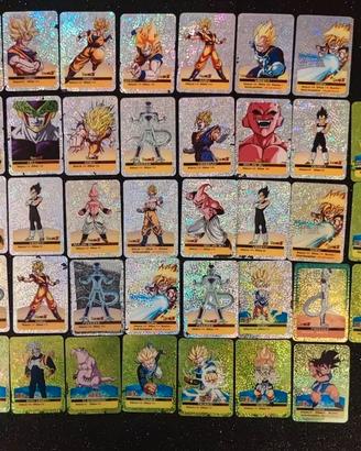 Lotto 38 Lamincards di Dragon Ball Z e GT 