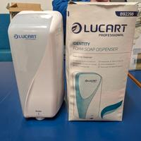 Dispenser sapone e carta Lucart e Tenderly