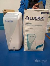 Dispenser sapone e carta Lucart e Tenderly