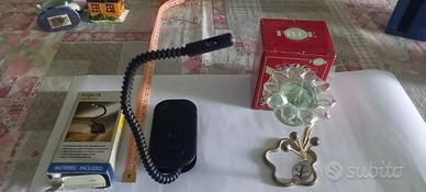 segnaposto con candela e  lucina reading  light ba