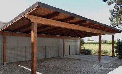 tettoia in legno 