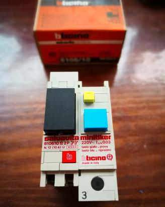 Bticino Magnetotermico Differenziale Minitiker 10A