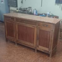 credenza in noce epoca liberty