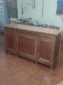 credenza in noce epoca liberty
