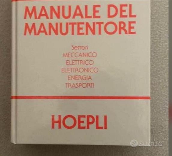 Manuale del manutentore HOEPLI