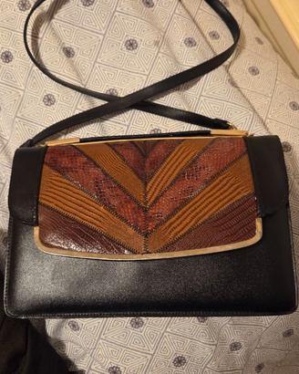 Borsa Vintage "Creaciones Esege" in Pelle e Retti