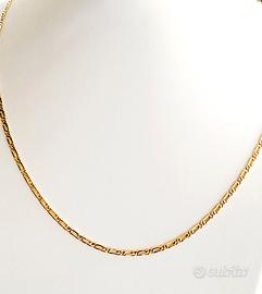 Collana ,collier unisex in Oro Giallo 18kt- 50cm