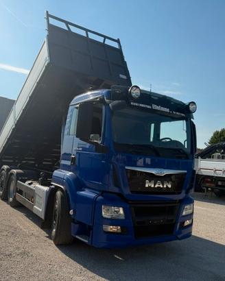 Man TGS 26.480 ribaltabile trilaterale da 6,5 mt.