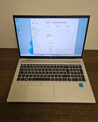 Portatile HP intel i5 11 gen, sottile, usato poco