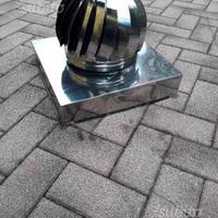 Comignolo eolico in acciaio