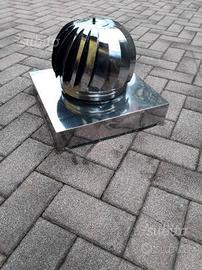 Comignolo eolico in acciaio