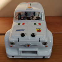 Carrozzeria 1/10 fiat 500 abarth trasparente