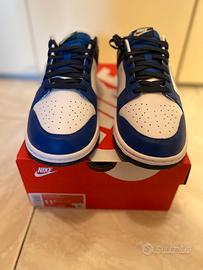 Nike dunk low bianco blu