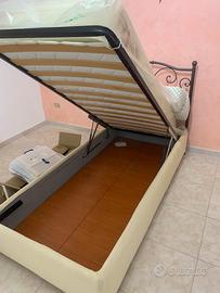 Letto singolo con contenitore