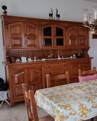 Credenza in rovere massello