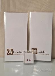 Rubini con certificato Gemmologico 