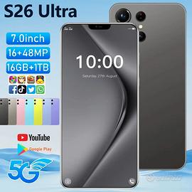 Smartphone S26 Ultra 5G Dual Sim Card 16G+1TB