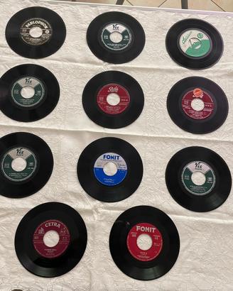 Vintage raccolta n.11 vinili 45 giri anni 55/60