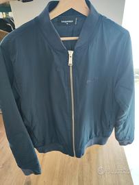 giubotto primavera/estate Dsquared2 blu scuro tagl