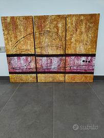 Quadro in tela 3 pezzi