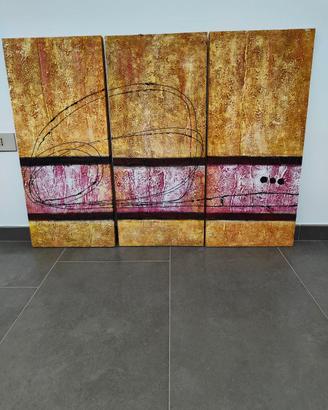 Quadro in tela 3 pezzi