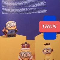 THUN ,NOVITA MINIONS 3 PEZZI , EDIZIONE LIMITATA 
