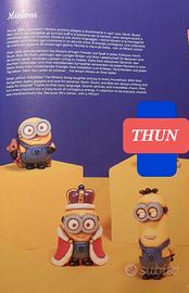 THUN ,NOVITA MINIONS 3 PEZZI , EDIZIONE LIMITATA 
