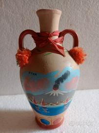 Brocca dell'Etna dipinta a mano degli anni 70