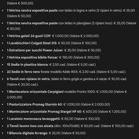 Attrezzature e Arredi Professionali Pari al Nuovo