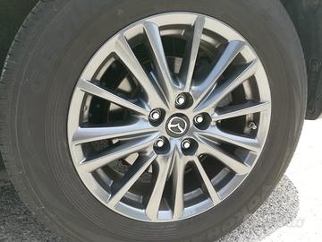 4 cerchi in lega da 17 mazda + gomme