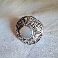 Argento 925 . Anello,  pietra di luna vintage