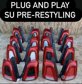 coppia stop modificati per fiat 500